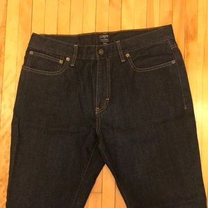 J Crew Men’s “The Driggs” Jeans - Dark Denim